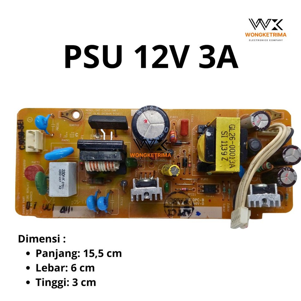 SMPS 12V 3A POWER SUPPLY 12VOLT 3 AMPER PSU 12 VOLT 3 AMPER