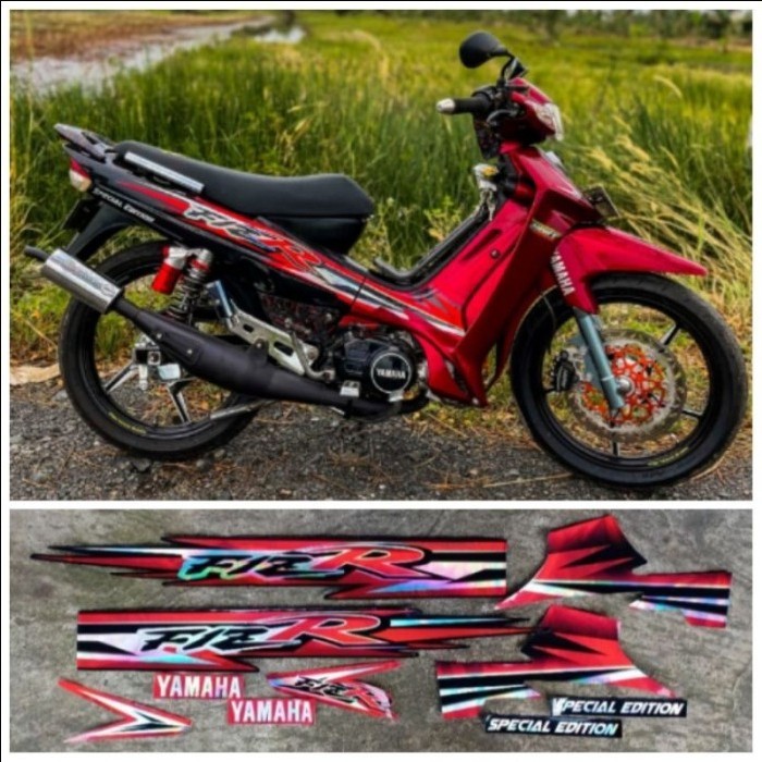 STRIPING FIZR VARIASI HOLOGRAM SPECIAL EDITION STIKER