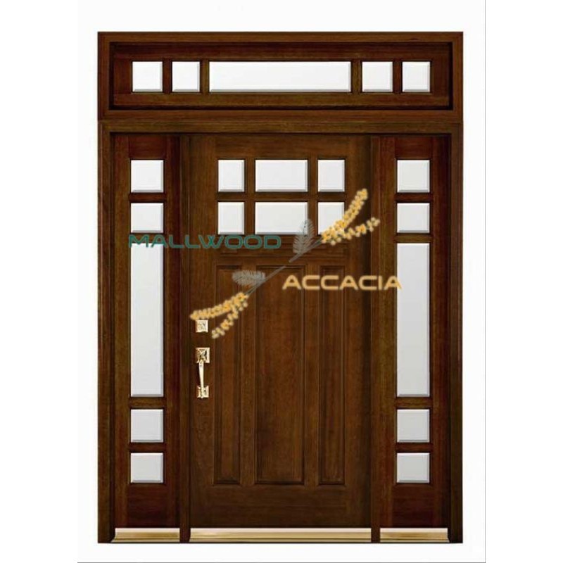 SET PINTU UTAMA KUSEN JELOSI + JENDELA+ BINGKAI KACA KAYU MERANTI