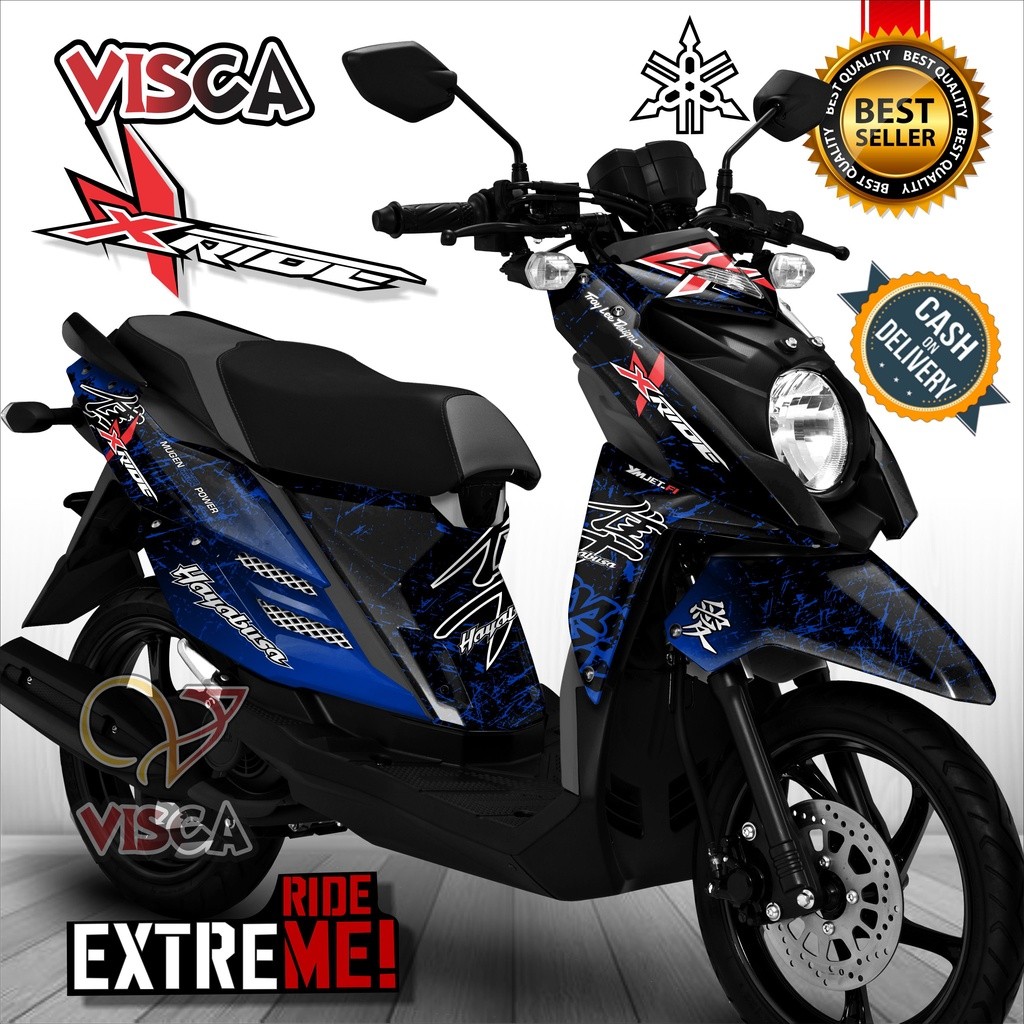 Decal X Ride 115 Full Body Stiker X Ride 115 Full Body Striping X Ride 115 Full Body Decal Hologram 