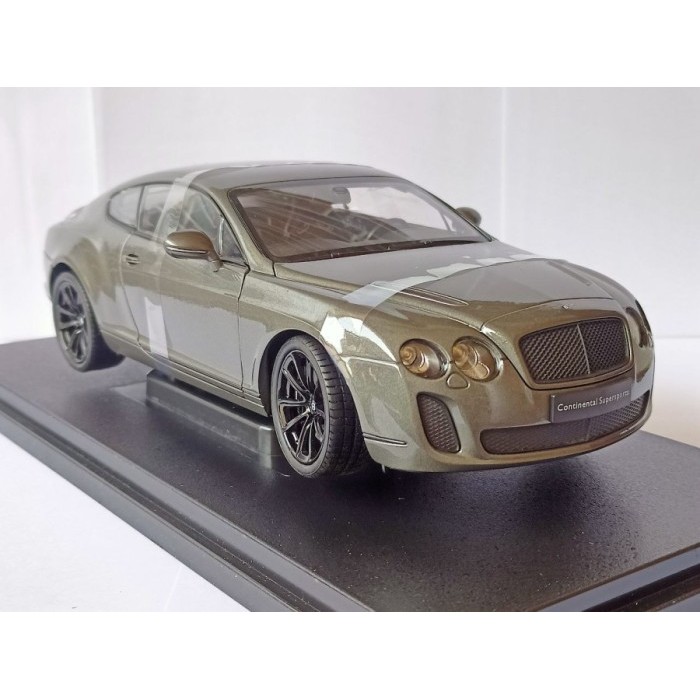Diecast Miniatur Mobil Bentley Continental Supersports grey Welly 1:18 murah