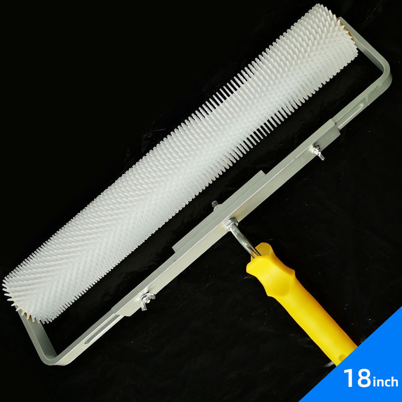18inch Spiked Roller 46cm Self-leveling Roller Plastic Roller Spike Roller for Epoxy Floor Paint Too
