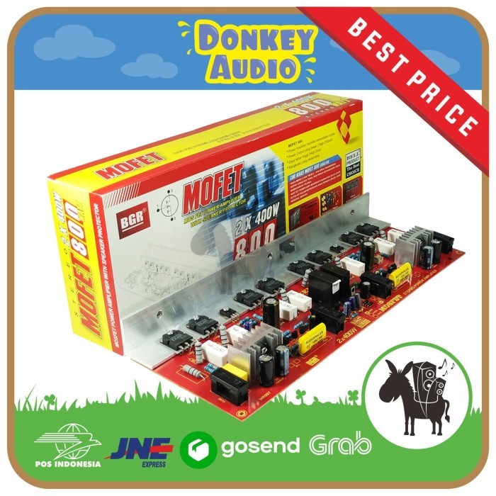 HD88 KIT MOFET 800W POWER HIFI AMPLIFIER STEREO BELL BGR