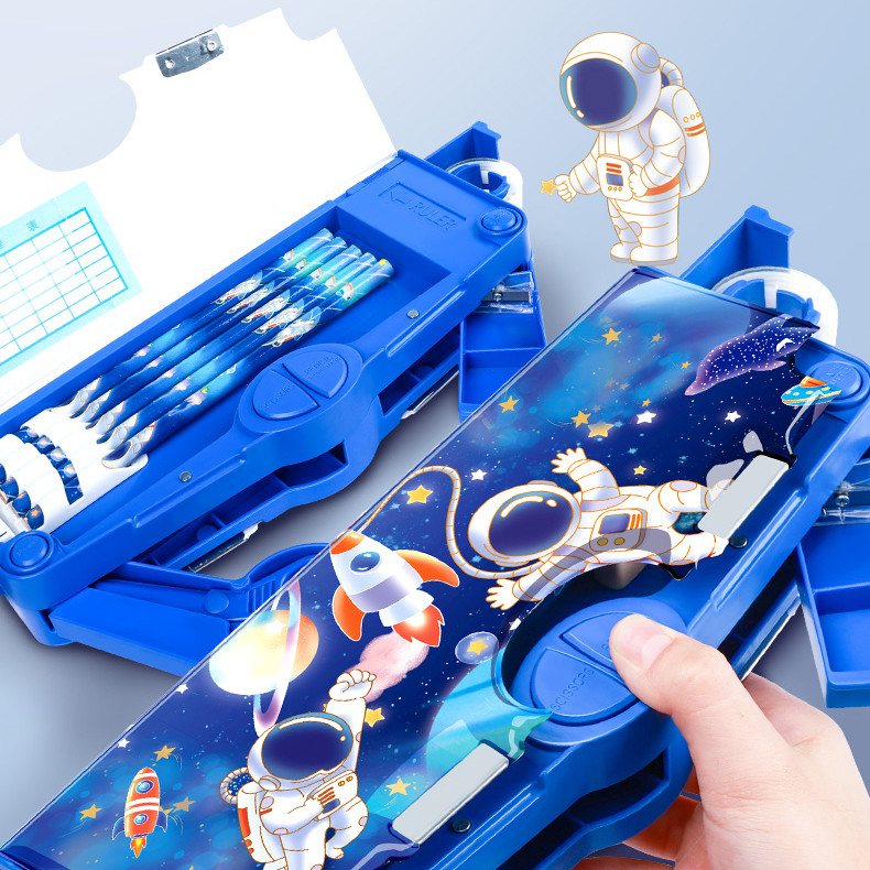 

TERMURAH! KOTAK PENSIL 2 SUSUN DENGAN BANYAK TOMBOL FITUR MENARIK KAPASITAS BESAR + RAUTAN + GUNTING