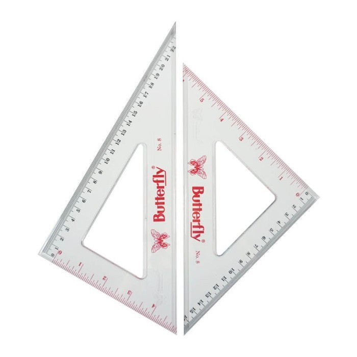 

Penggaris Segitiga Butterfly No.6 SHABG