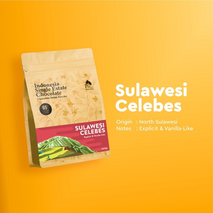 

Dillco Single Estate Chocolate B2B Series 1Kg / Coklat Dillco 1kg - Sulawesi Celebe