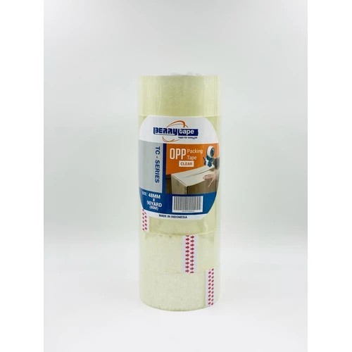 

Lakban OPP Berry 2" Inch 48 mm x 100 yard Bening dan Coklat – Satuan