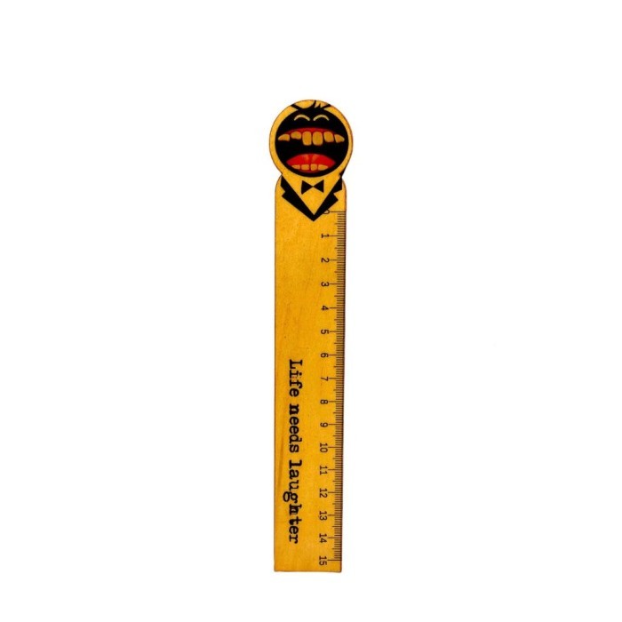 

Penggaris Kayu Impor 15 cm Laughter S715 Mistar Ruler - Satuan