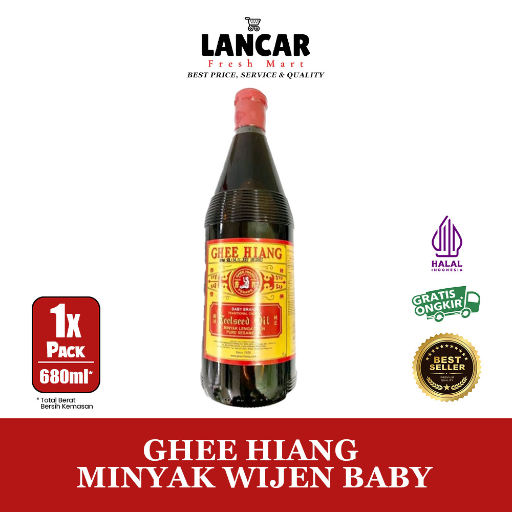 

GHEE HIANG MINYAK WIJEN BABY 680ML