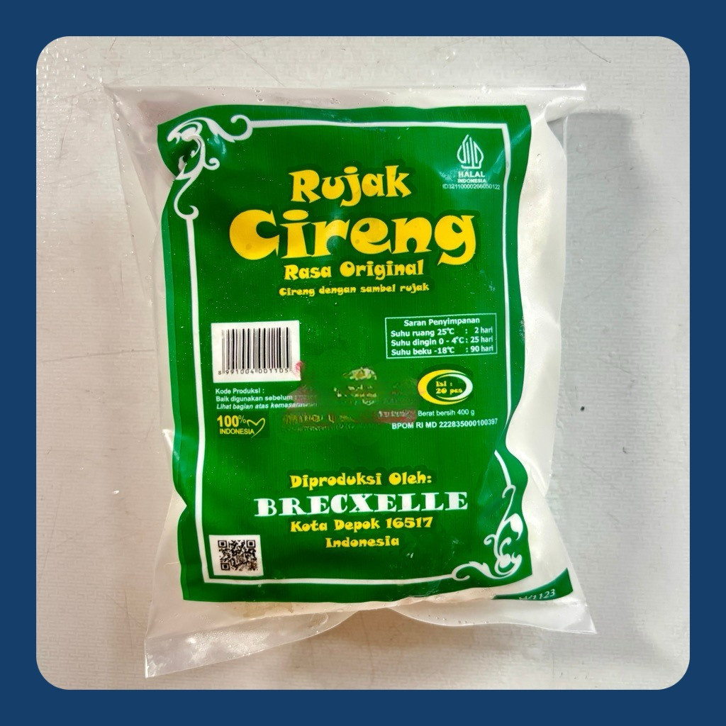 

Rujak Cireng Brecxelle Beku Frozen Original Isi 20 - Grosir