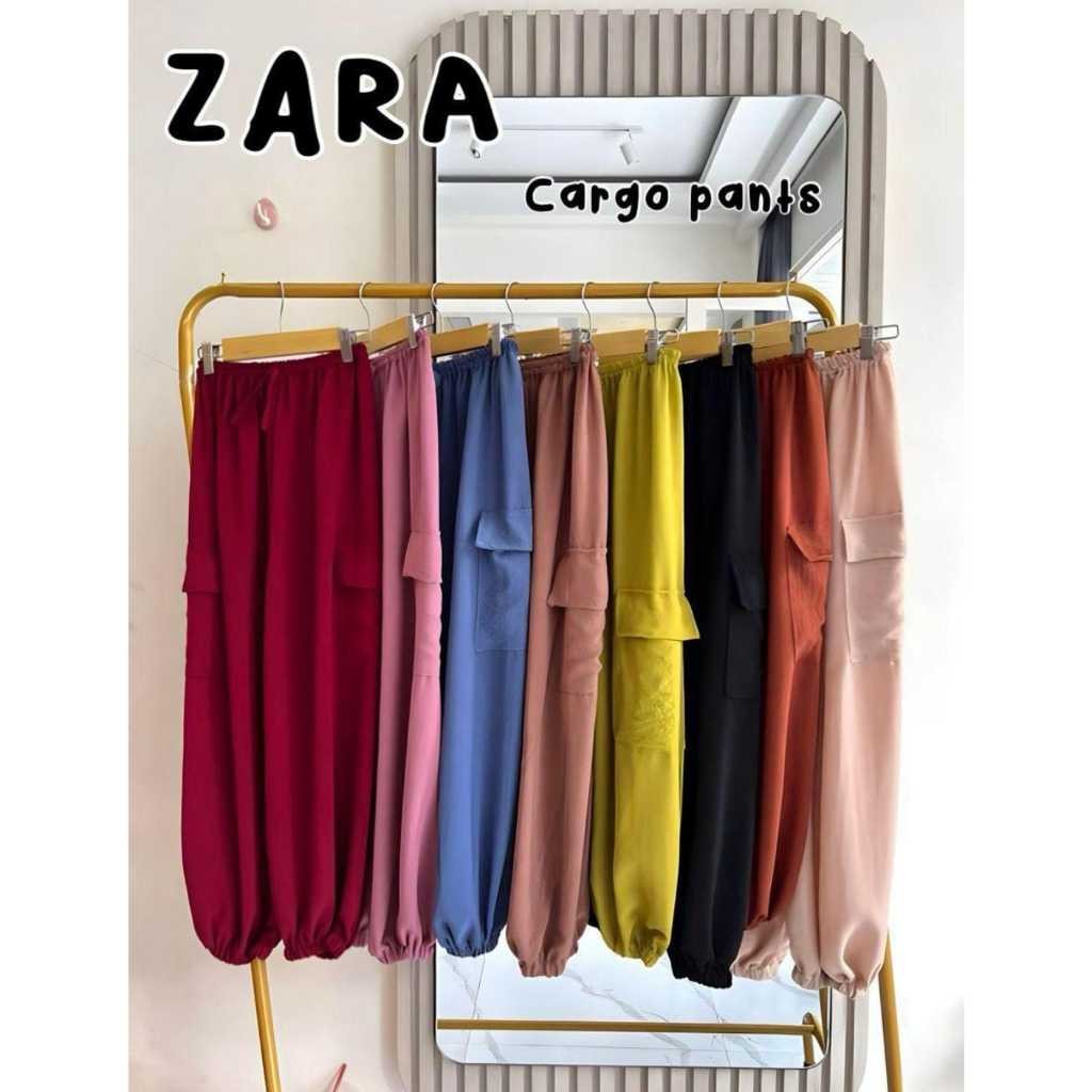 Celana Panjang Joger cargo Airflow Zara / Jogger Pants Kulot Zara