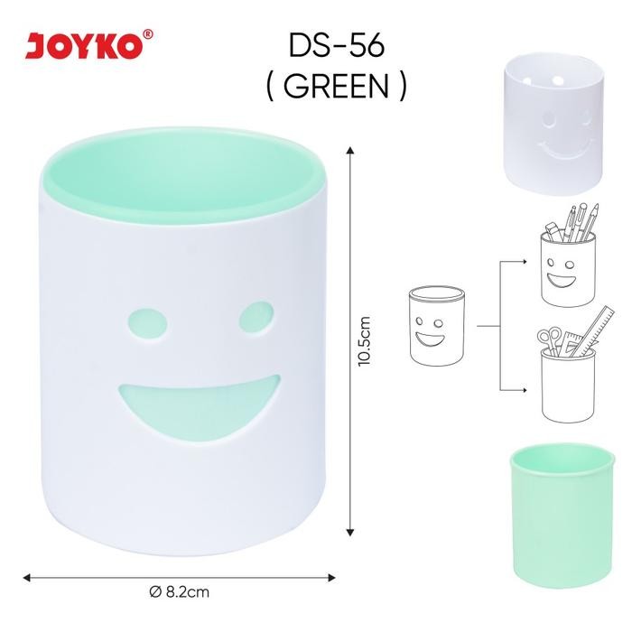 

AHHA Tempat Alat Tulis Desk Set Pen Holder DS-56 2 In 1 JOYKO - DS56 GREEN