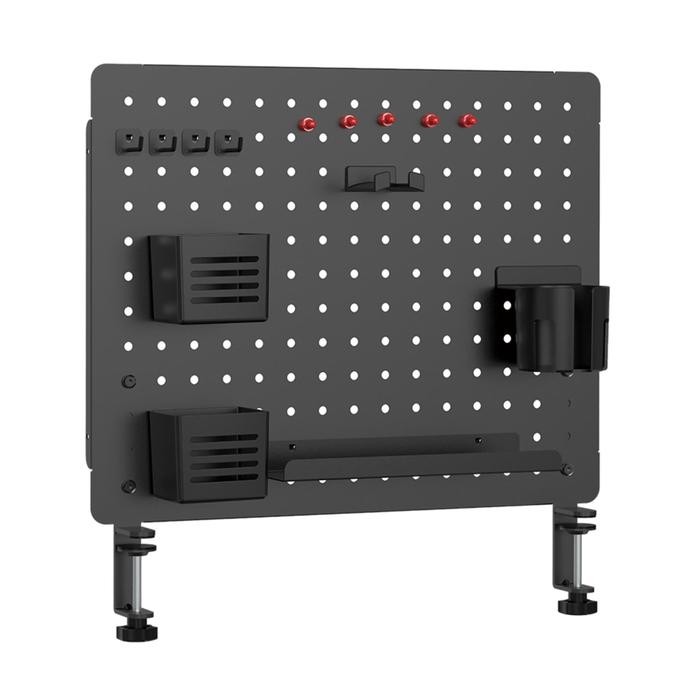 

AHHA Pegboard Desk Mounted Papan Organizer Jepit Meja - Hitam