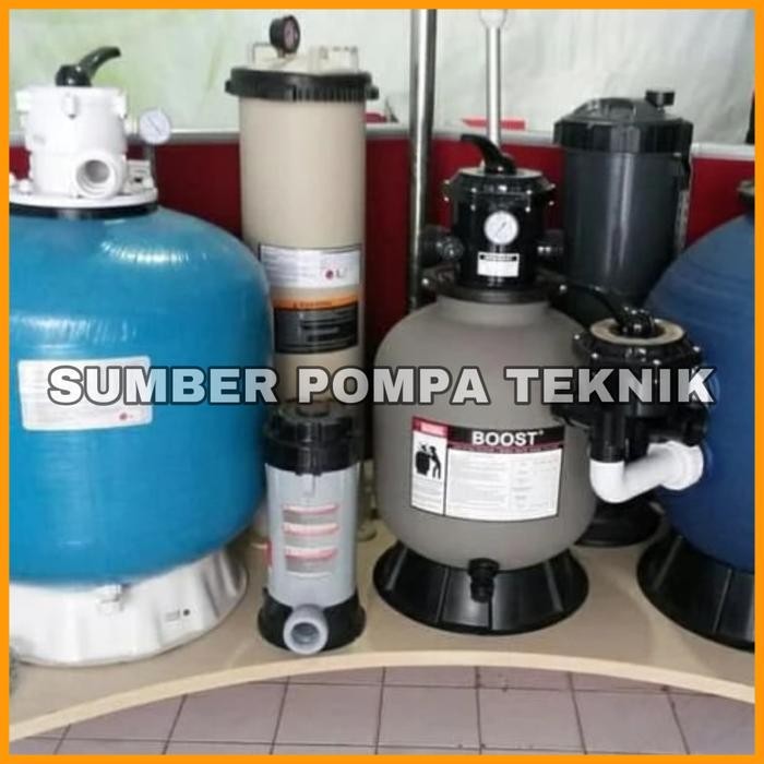 SATU PAKET MESIN POMPA FILTER DAN AKSESORIS KOLAM RENANG