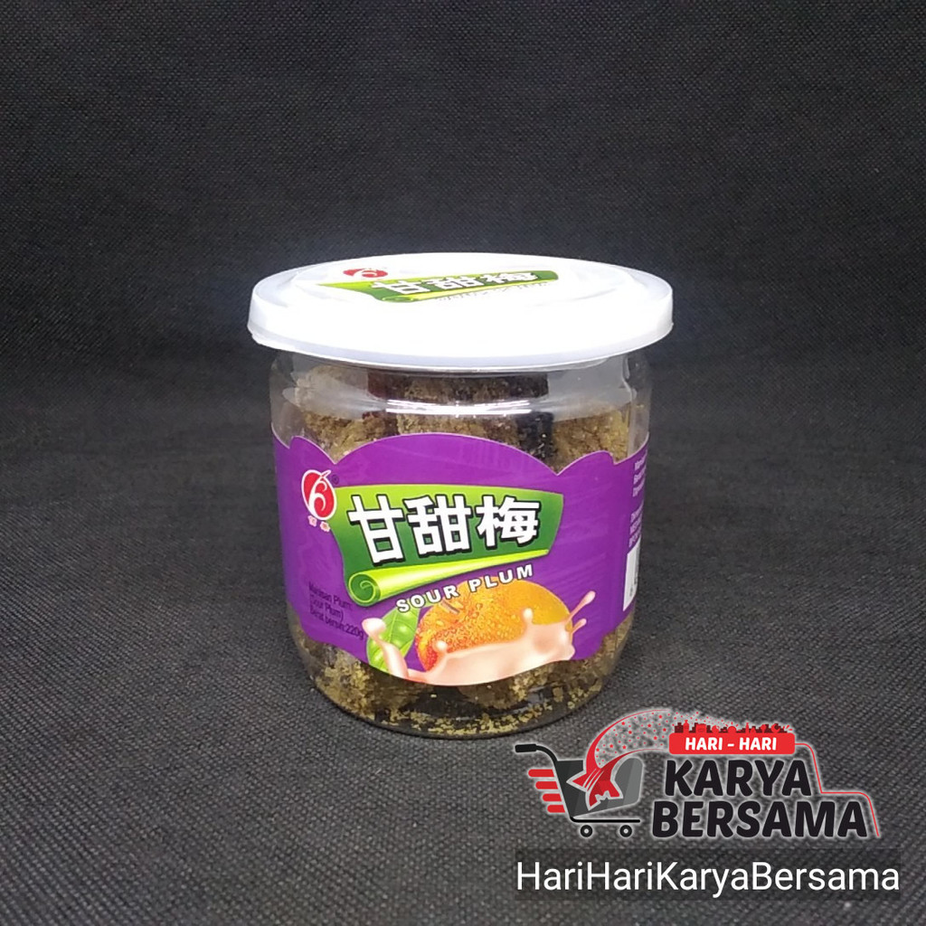 

MAKANAN RINGAN MANISAN BUAH BUAHAN BAI GUO PRESERVED SOUR PLUM 220GR