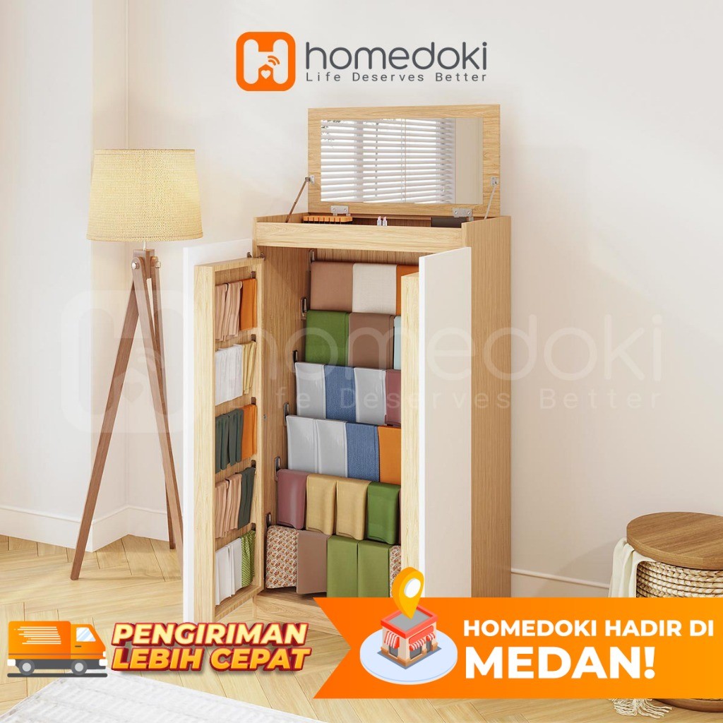 Homedoki Rak Jilbab/Rak Hijab/Lemari Hijab/Lemari Jilbab