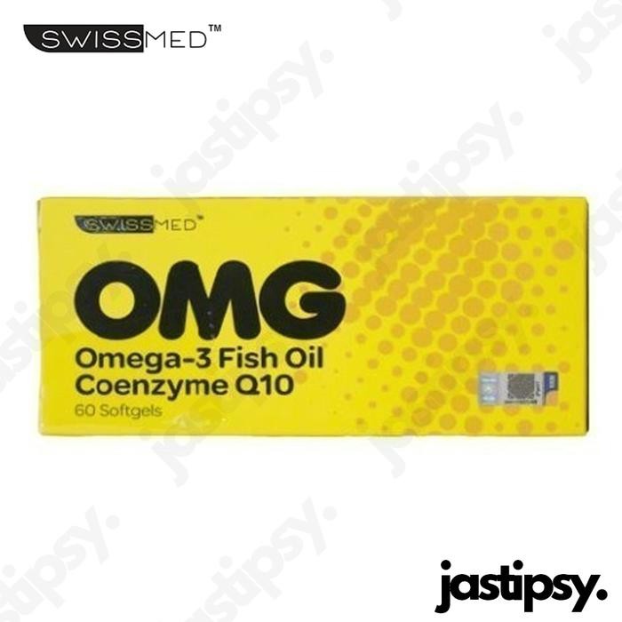 SWISSMED OMG Omega 3 Fish Oil & Coenzyme Q10 60s