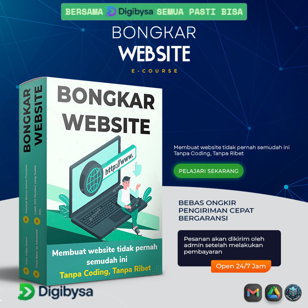 [EC49] MAHIR BIKIN WEBSITE - Kelas Bongkar Website Belajar Dari Awal Hingga Mahir - Course