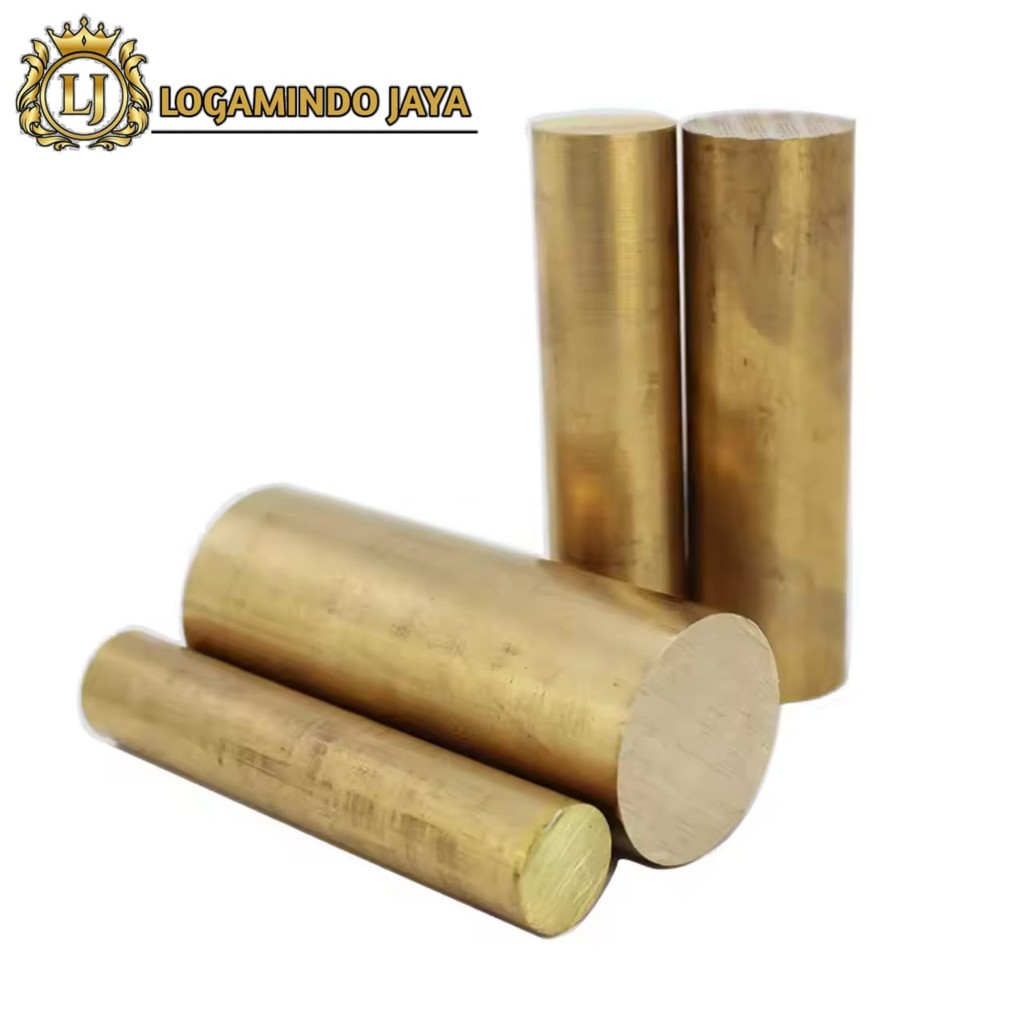 as kuningan 10mm x 300mm - as kuningan bulat 10mm x 30cm