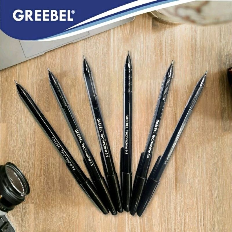 

Pulpen Hitam Biru 1 PCS Technoline 0.5