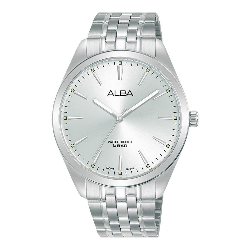 Promo Original 100% Jam Tangan Pria Alba ARX107X1 Men Silver Dial Stainless Steel ARX107