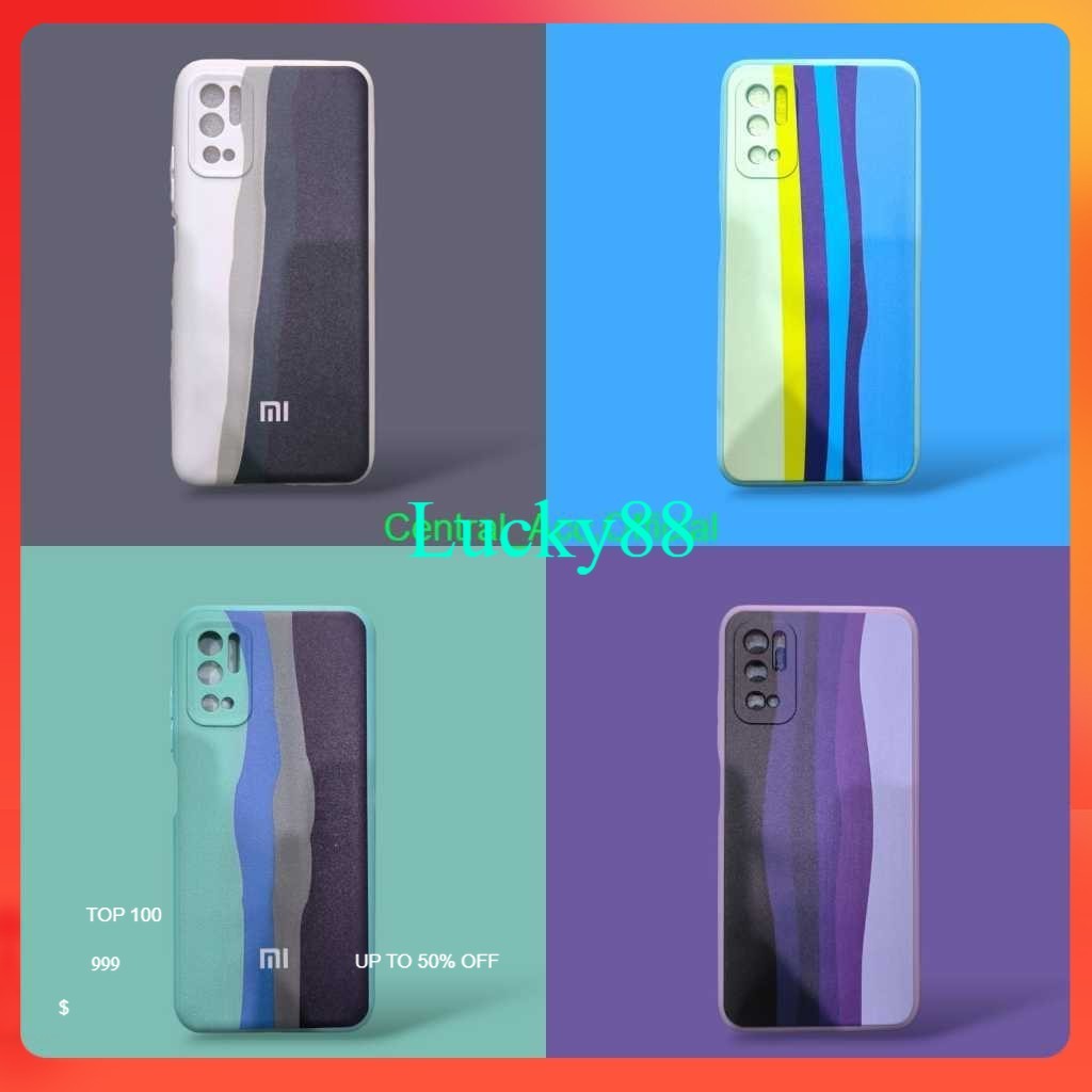 [ SAMSUNG A31 | A51 | A52 | A52S | A71 | A72 | A73 ] CASE MACARON RAINBOW / SOFT CASE SILICONE WARNA