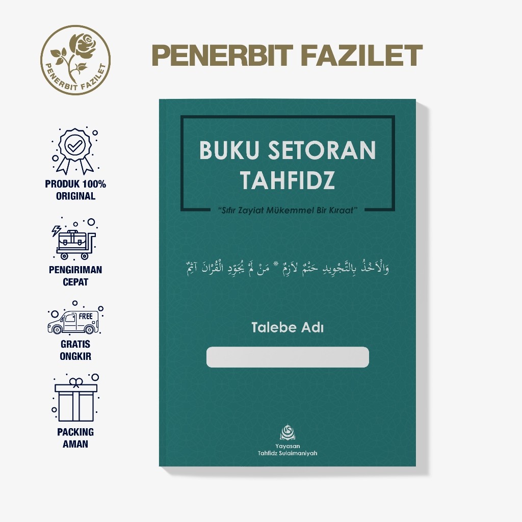 

Buku Setoran Tahfidz