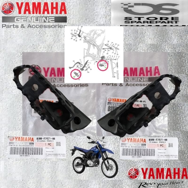 STEP  DEPAN WR155 WR 155 PRODUK ORIGINAL YAMAHA GENUINE PART