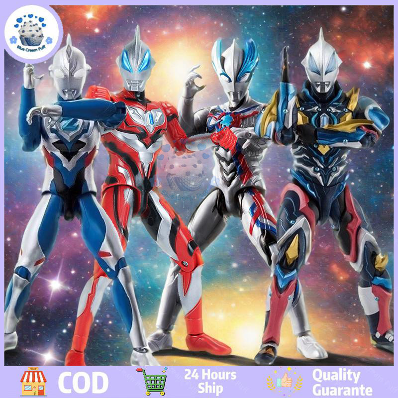 Ready Action Figurines Ultraman Trigger Ultraman Geed Galaxy Rising Ultraman Z Ultraman Blazar Multi
