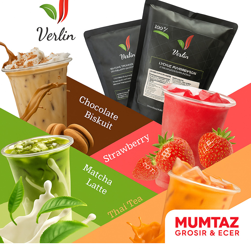 

TERLARIS Verlin Powder Drink 1 KG / Bubuk Minuman / Bubuk Premium / Aneka Rasa / Murah