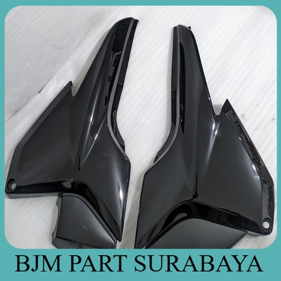 BJM SURABAYA - Box Samping Mega Pro 2006 2007 2008 2009 Hitam (1 pasang) WIN | cover motor honda meg