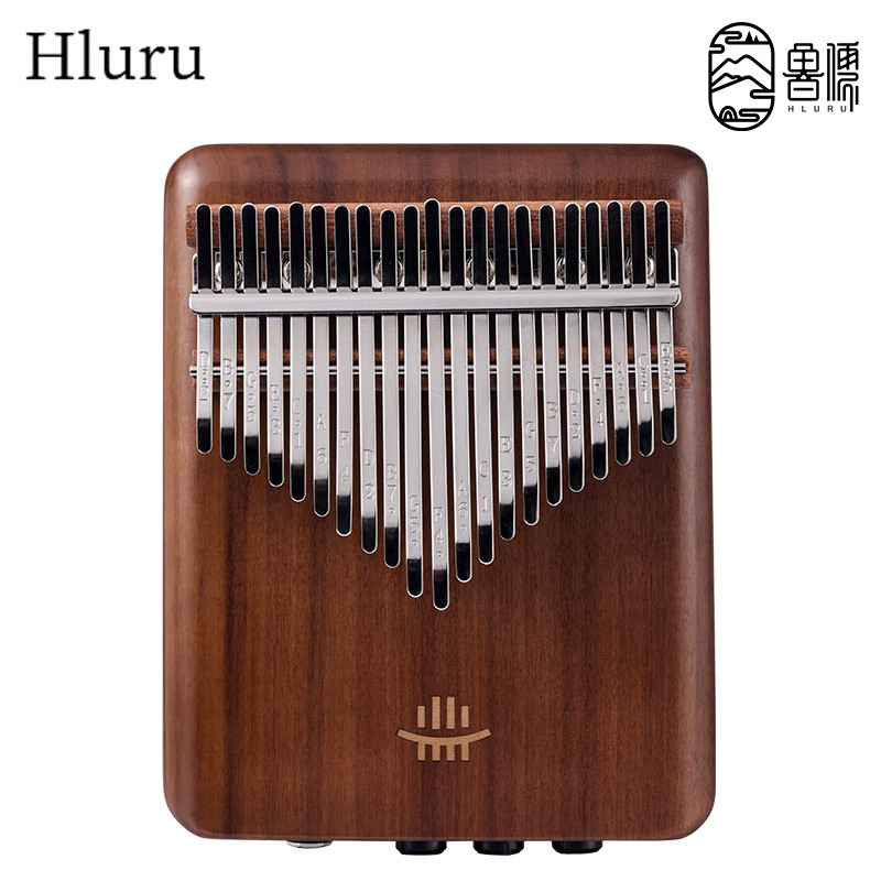 HLURU Electric Kalimba 17/21 Key Thumb Piano Built-In EQ Pickup Effects Kalimba Children Birthday Ke