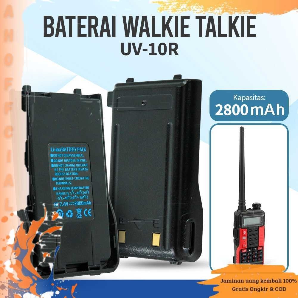 AH - Pofung Baterai Walkie Talkie UV-10R 7.4V 2800mAh