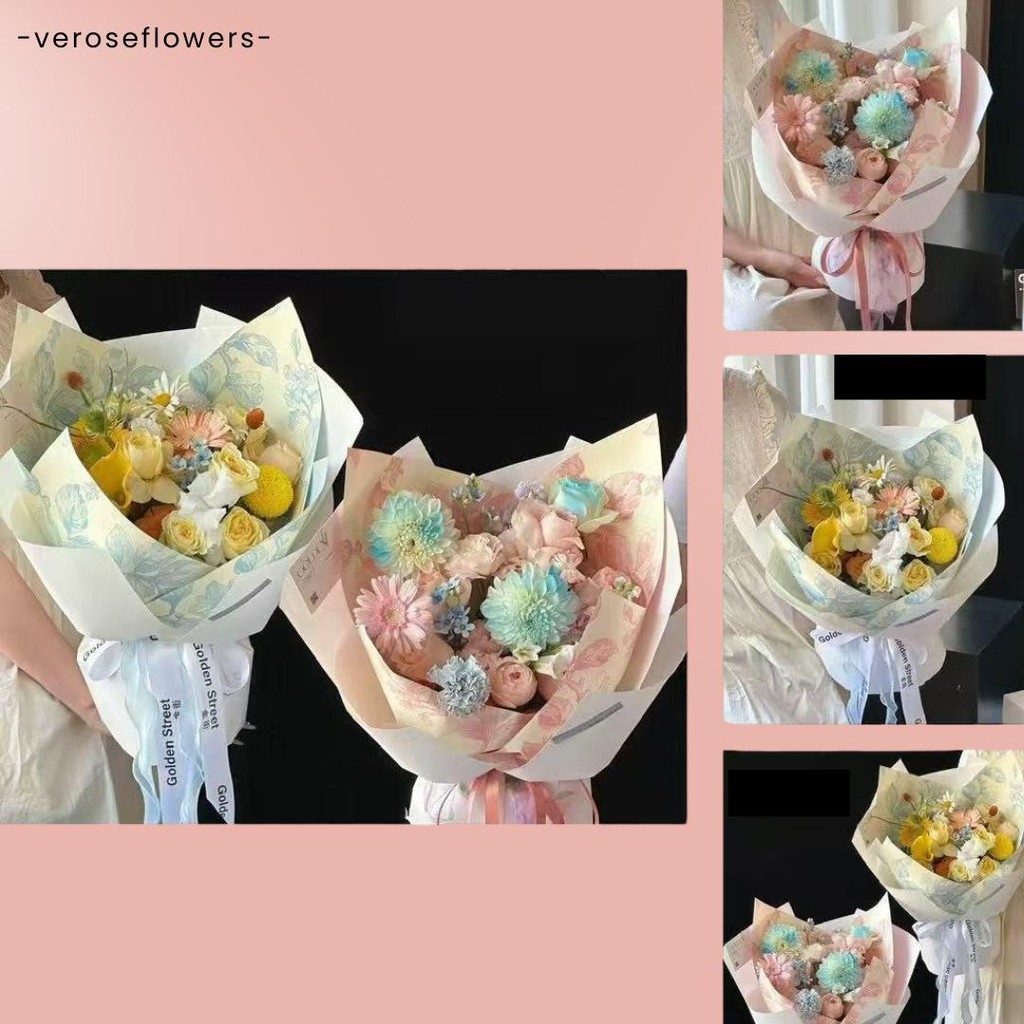 

Kertas Bunga Cellophane Paper Grosir Wrapping Paper Kertas Buket Waterproof Premium 69cm x 51cm X 19cm