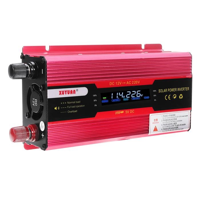 [HOT SALE] XUYUAN 4000W Solar Power Inverter DC 12/24V to AC 110/220V