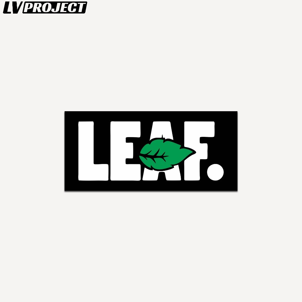 Stiker Logo Brand Anti Air Laminasy Glossy Sticker Distro Laptop Tumblr Helm