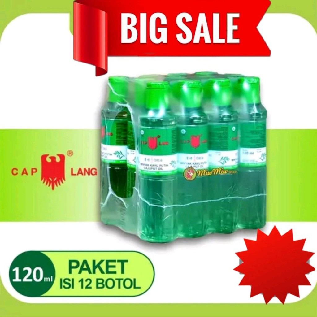 Caplang Minyak Kayu Putih 120ml 1lusin 12pcs