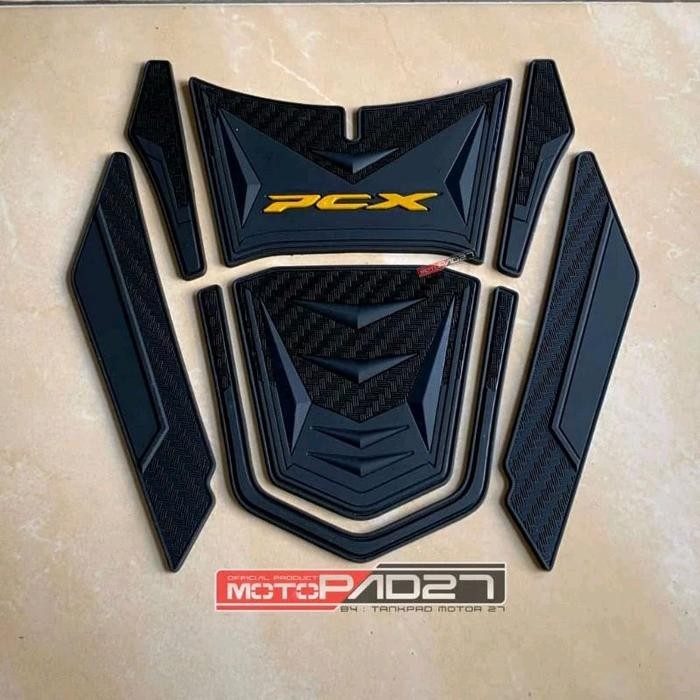 Tankpad Pcx 160 Deckpad Rubber Honda Pcx 160 New 2021 - 2023 - Hitam