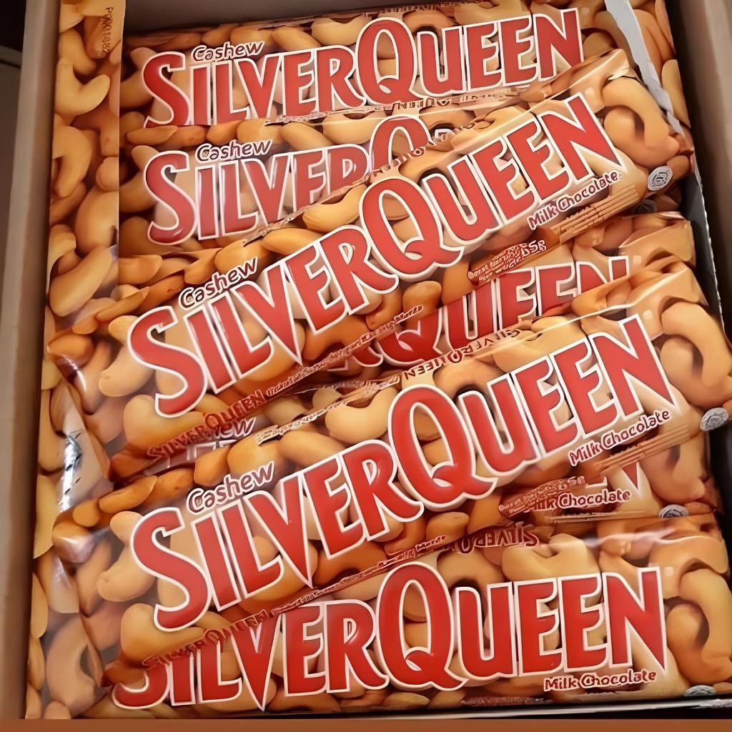 

Cokelat Silverqueen Kacang Mede BRAND NEW 58 Gram/58 Gr/58Gram