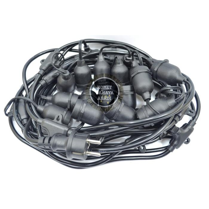 Kabel Fitting Lampu Cafe Gantung / Kabel 10M + 15 Fitting
