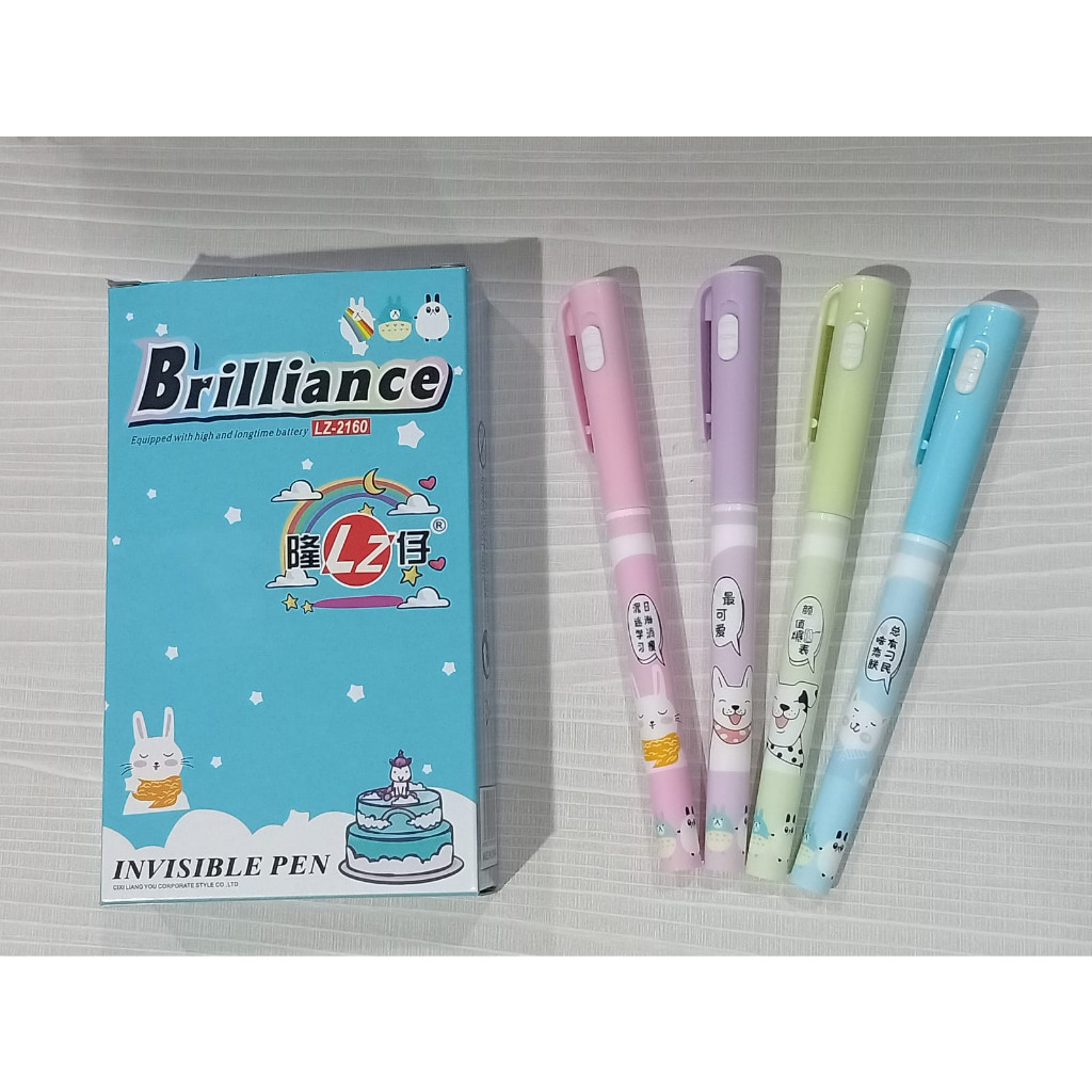 *KA* (1 PACK / 12 PCS) PULPEN LAMPU AJAIB / INVISIBLE PEN SENTER UV BALLPOINT / PULPEN AJAIB LAMPU U