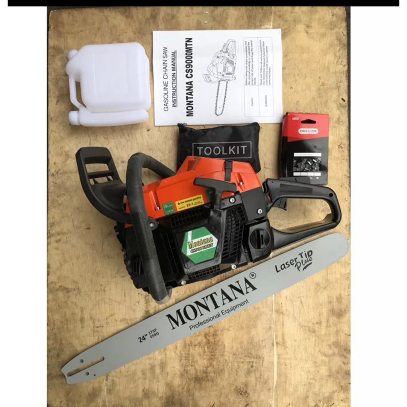 MESIN CHAINSAW MONTANA CS9000 BAR 24”