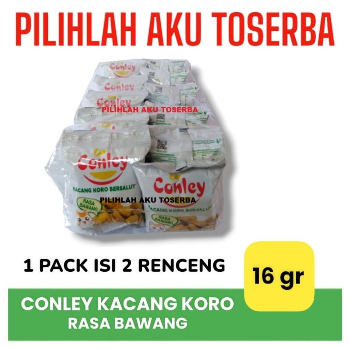 

Conley KACANG KORO rasa BAWANG - ( HARGA 2 RENCENG )