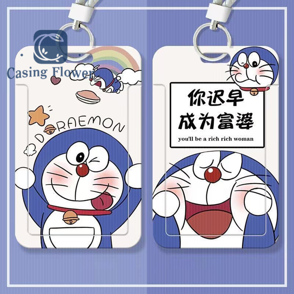 

Casing Flower ID Card Holder Motif Kartun Doraemon Korea | Tempat Pelindung Kartu Nama Photocard Sekolah Kantor Photocard Photo Card
