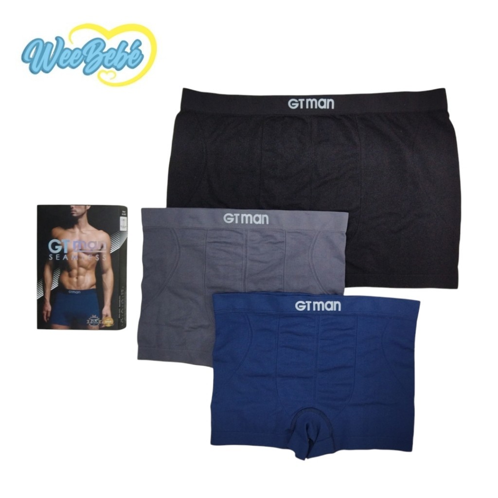 Celana Dalam Boxer Seamless Pria #A05 GT MAN