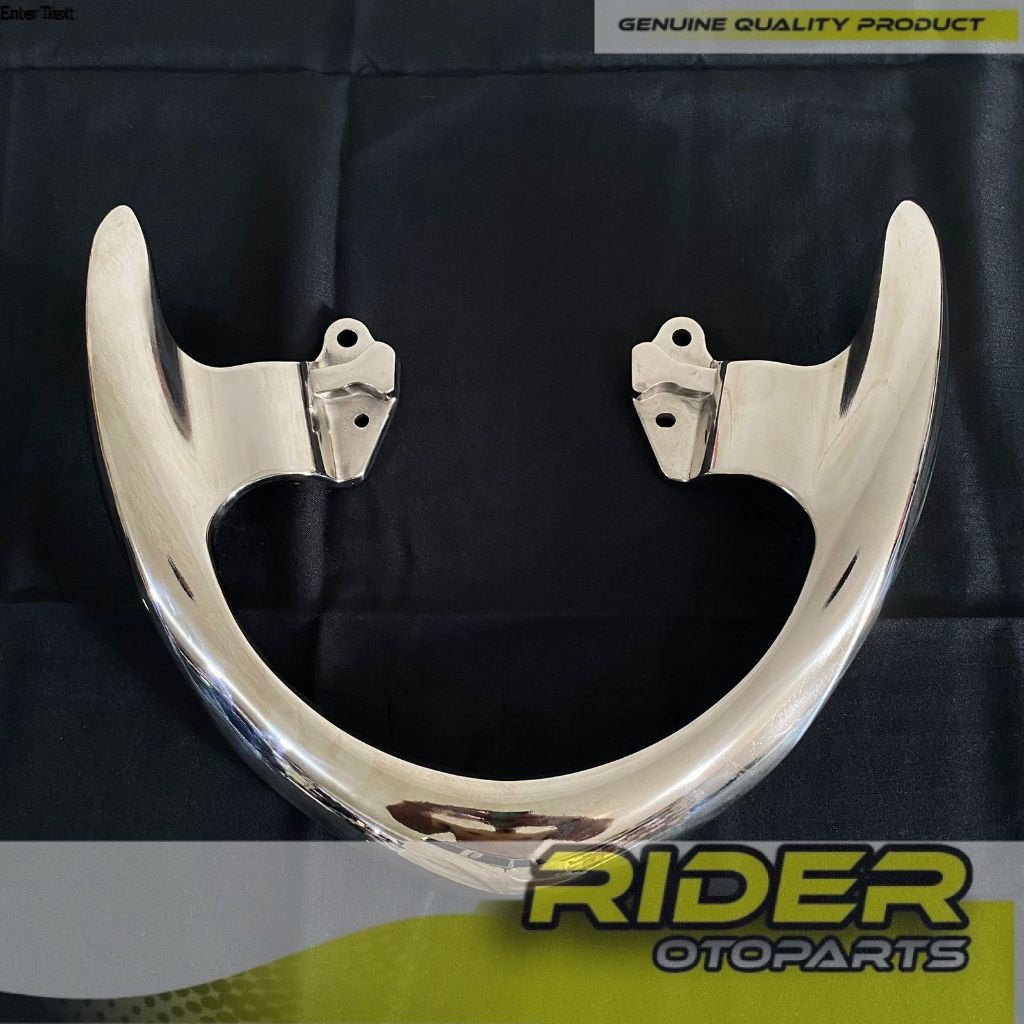 ROP CUSTOM __ Behel Chrome Pegangan Jok Belakang Yamaha Fino FI 110 125 Original