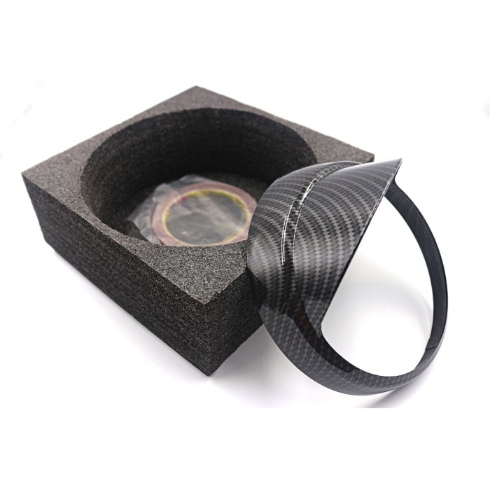 Cover List Headlamp Lampu Depan vespa  GTV LX LXV - Carbon