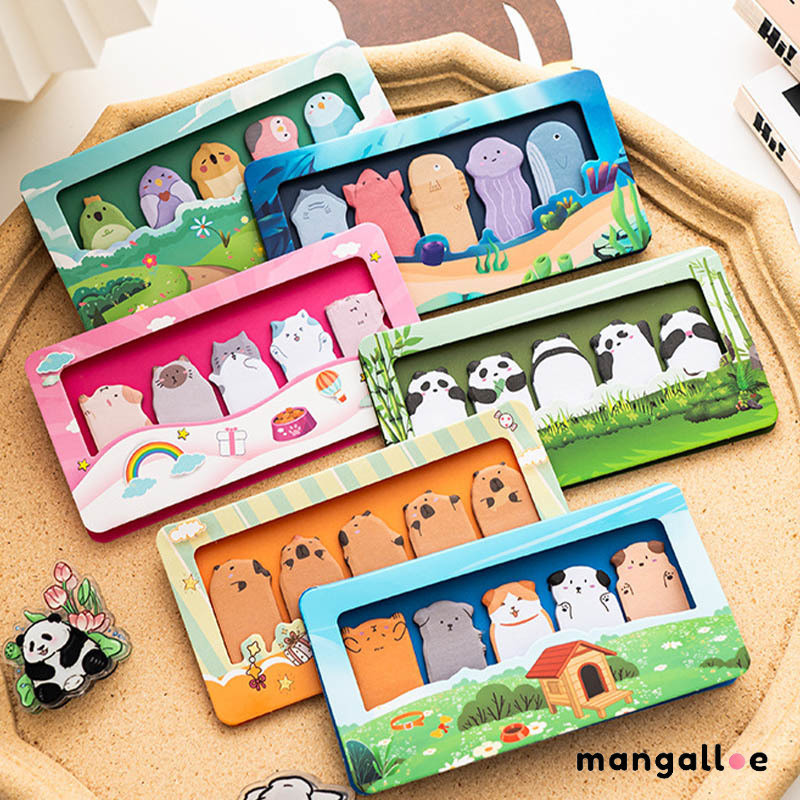 

[COD] Catatan Tempel Lucu Ins Gaya Kartun Indeks Stiker Stiker Taman Hewan Catatan Tempel -MG