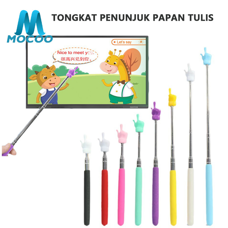 

Tongkat Penunjuk Papan Tulis / Extendable Pointer Teleskopik Untuk Mengajar Kantor