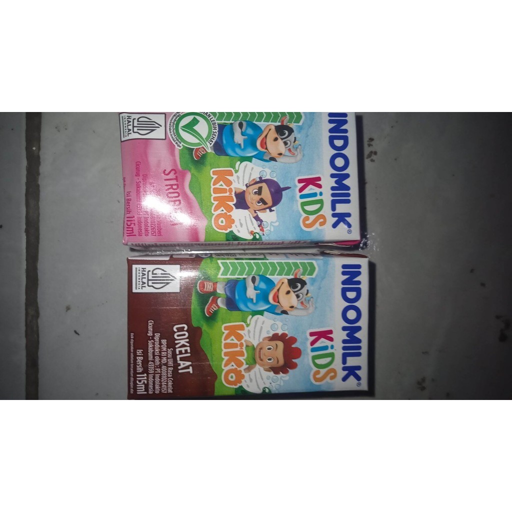 

indomilk kids kotak 2variant 115ml coklat, strawberi